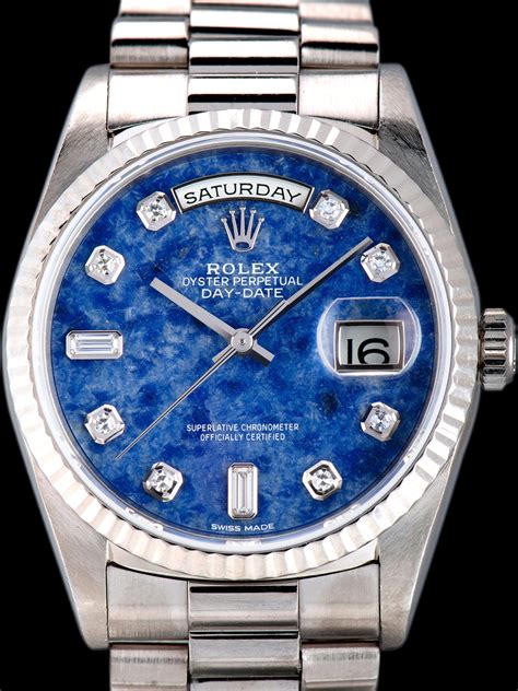 rolex sodalite dial|rolex black marble dials.